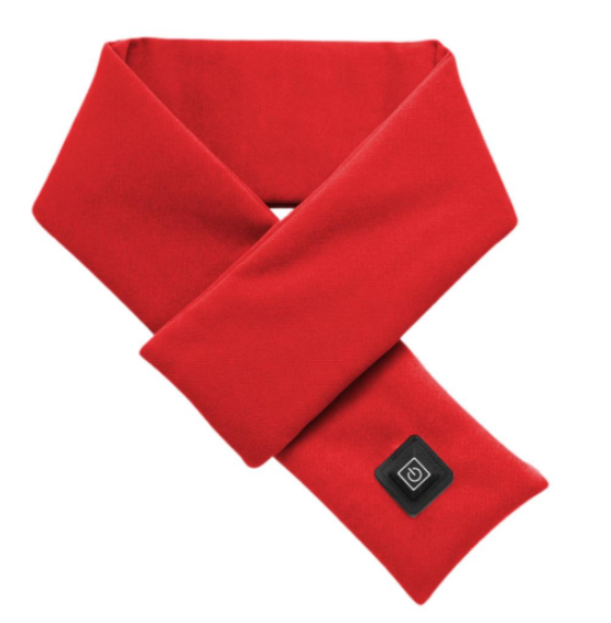 COOZYScarf? - Scarf with Heating Function to Keep Shoulders and Neck Warm in Cold Winter - BRILLIANT RED - ADULT image