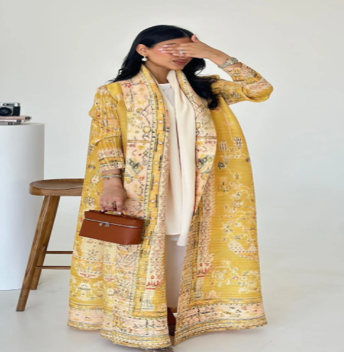Marigold Meadows Abaya | EL DESIGNS image