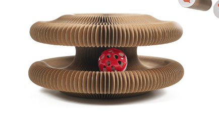 Brinquedo do gato da placa do risco do gato do órg?o mágico com o sino do gato de moagem garra do gato quadro de escalada brinquedo do risco do gato image