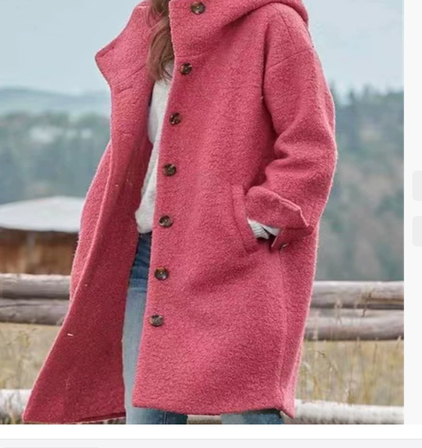 Jacey - Warme winterjas - Blauw / M image