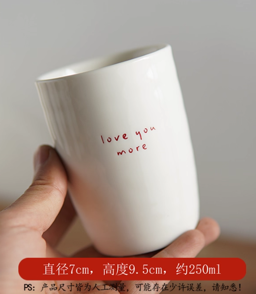 Wave point ceramic coffee cup image