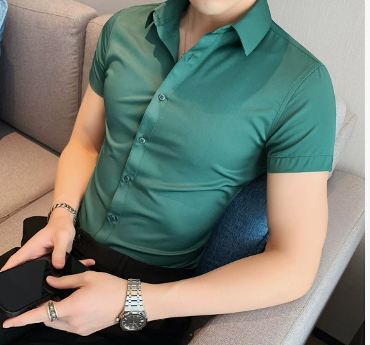 Men's Polyester Casual Shirt image