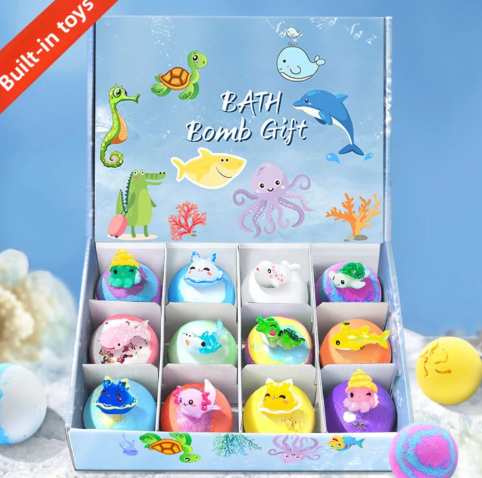 Bath Bombs for Kids with Toys Inside image