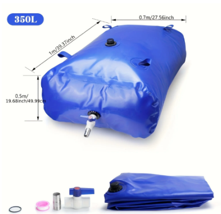 MegaStore Wateropslagzak - Duurzaam en opvouwbaar voor tuin en noodsituaties image