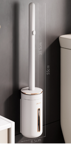 Wandgemonteerde Wegwerp Toiletborstel Thuis Vervangbare Toiletborstel Badkamer Reinigingsgereedschap Wc Badkameraccessoires image