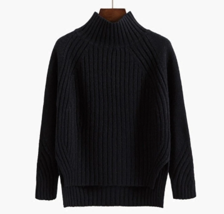 Warm women's turtleneck sweater image