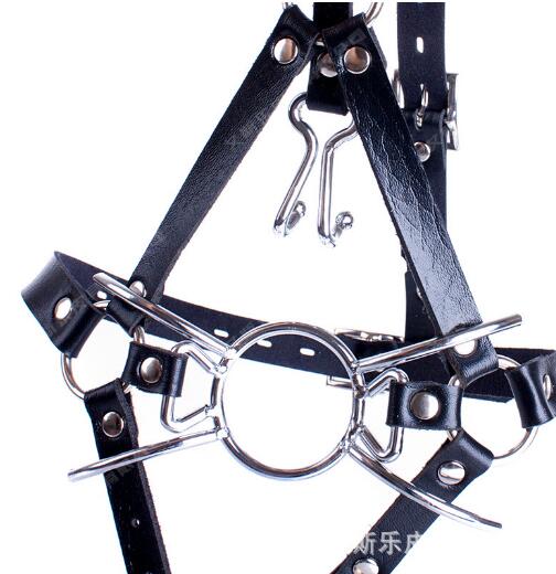 Spider Open Mouth Ring Gag - Full Head image