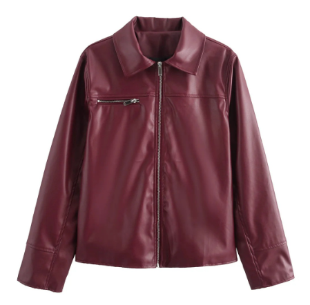 Leather jacket image