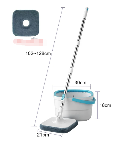 Hands-free lazy cleaning dirt separation spin mop image