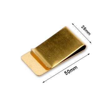 High Quality Hot Sale Metal Clip Slim Pocket Credit Card ID Clip Stainless Steel Money Clip Wallet Cash Clamp Men Purse image