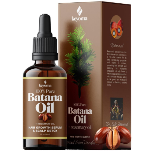 Batana Olie Met Rozemarijn Haargroei Voeden Hoofdhuid Serum Haardikte Natuurlijke Pure Organische Batana Olie Verzachten Gladde Haarolie image