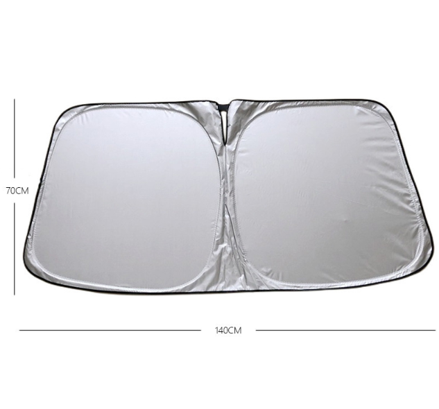 Front visor Titanium silver heat shield image