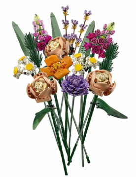 2023 NEW 10313 Wildflower Bouquet Flowers 10314 Dried Flower Centerpiece Decoration Bricks Toys For Girls Adults Birthday Gifts image
