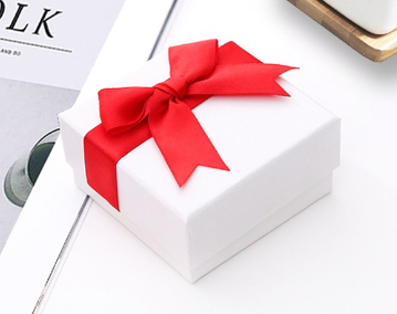 Jewelry Box For Engagement Ring Earrings Necklace Bracelet Bowknot Box Gift Packing Box Kraft Paper Display Boxes Organizer Acce image