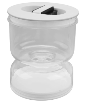 Pickle Container Wet And Dry Separation Olive Jar Leakproof Pickle Jar with Strainer Reusable Pickle Container for Food Storage image